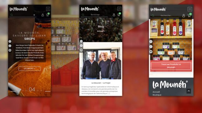 La Mouneh - Saveurs Du Liban en France Shop mobile responsive